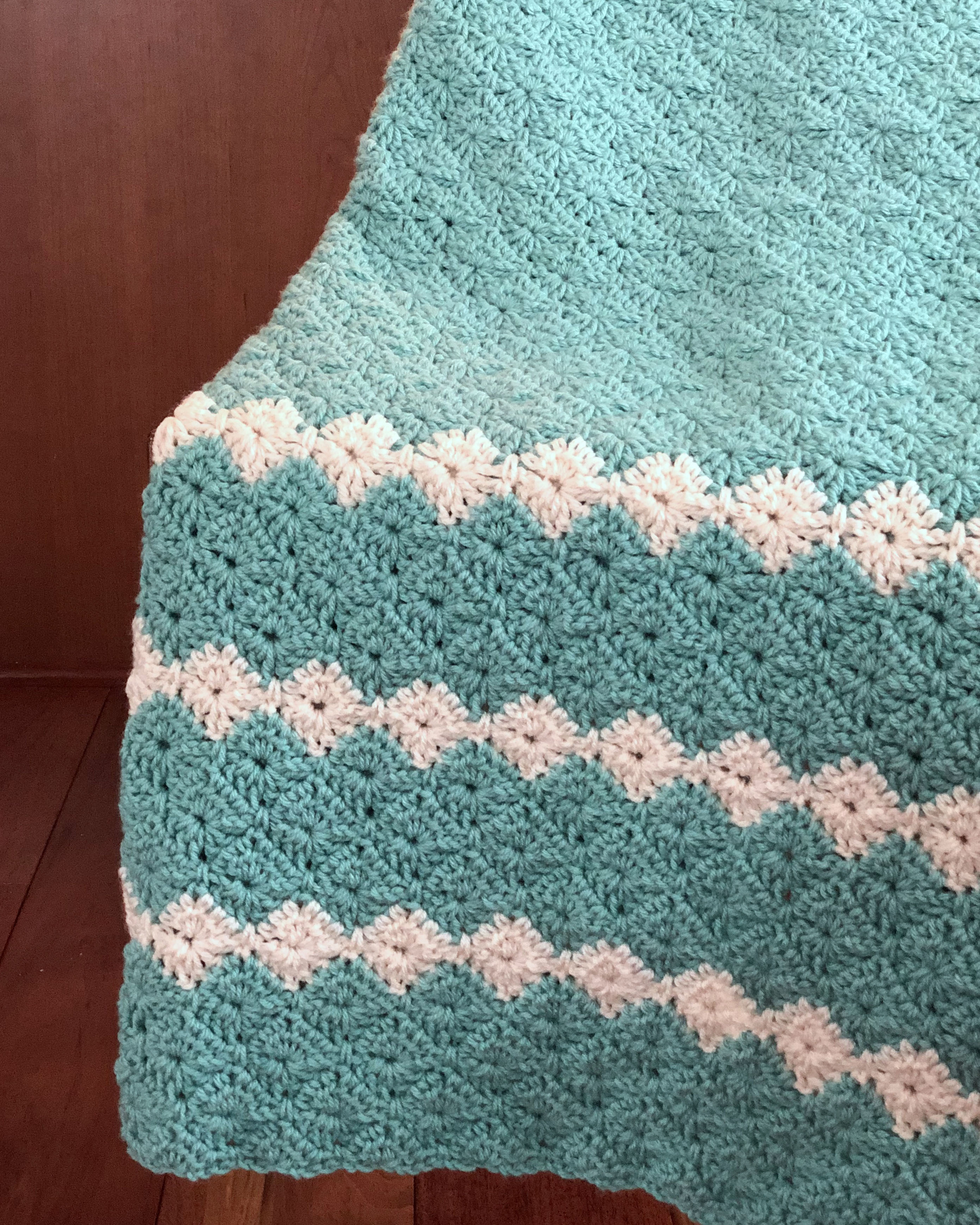 Harlequin stitch crochet discount blanket