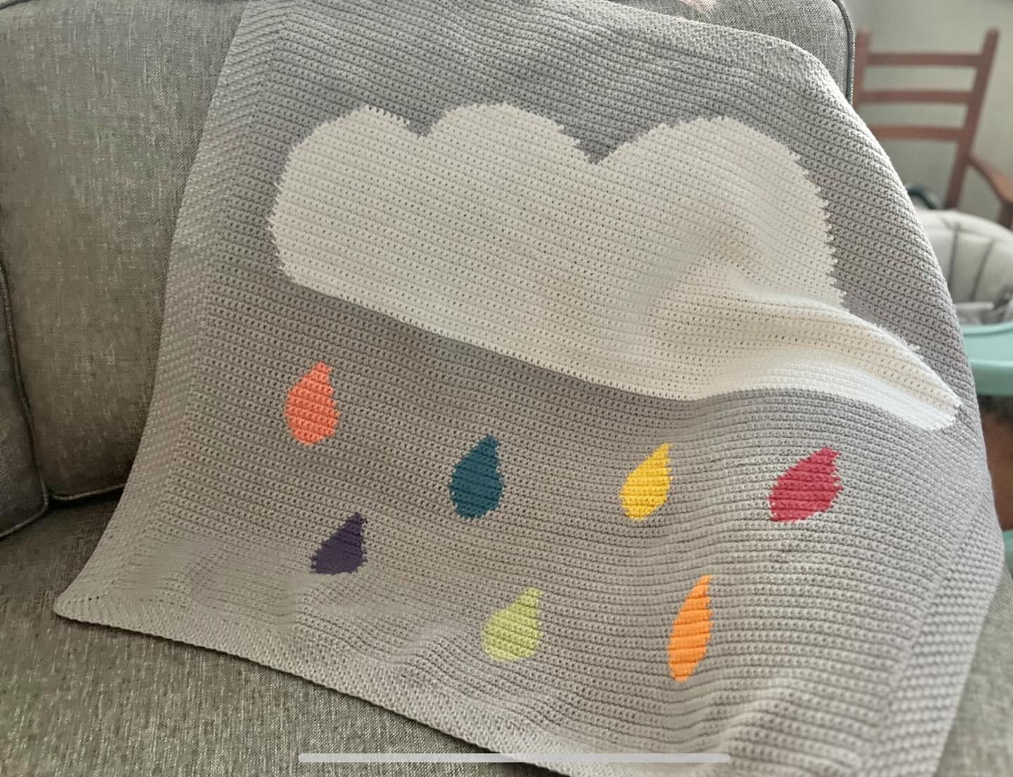 It’s my favorite holiday! 🌍 I love designing patterns with my favorite earthy things in mind. As a meteorologist, weather is my ultimate fave. I made this blanket for a meteorologist friend and fellow Earth lover, and I’m so excited to share it with you this Earth Day!

Pattern: Cameron Cloud Blanket (on @etsy and @hi.ravelry )
Yarn: @wecrochetofficial Comfy Worsted

#crochetbabyblanket #crochetforbaby #crochetallday #intarsiacrochet #earthdaycrochet #crochetpattern #ilovecrochet #createdonthate #createyourlife #makerlife #makersgonnamake #creativehappylife #crochetastherapy #craftastherapy