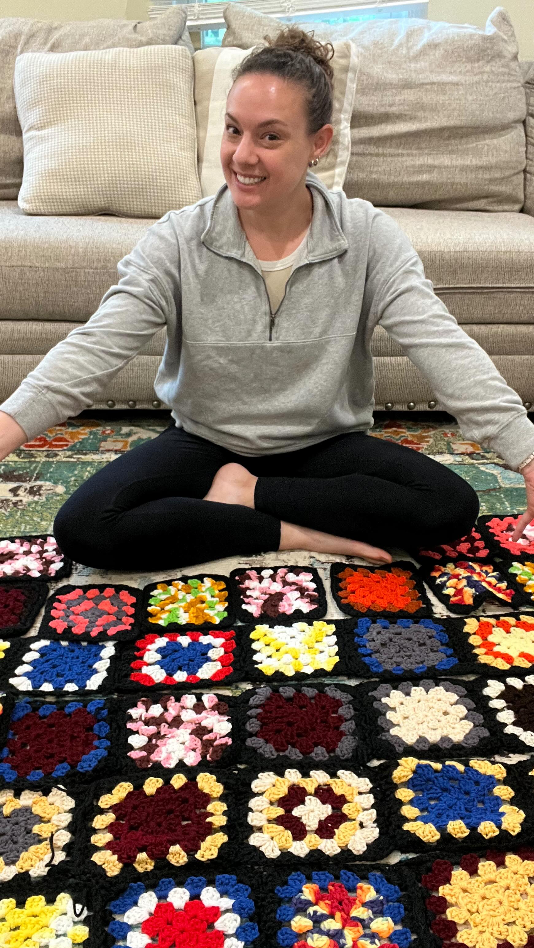 One of my lovely Bible study friends asked me to see these grannies together. Her mother in law had made them but passed away before she could make them into a blanket.

This will be a blanket for her daughter (the maker’s granddaughter) - a gift from her grandmother she never got to meet ❤️

#sharethecrochetlove #crochetaddict #crochetgrannysquare #crochetallday #makerlife #creativehappylife #createdonthate #ilovecrochet #createeveryday #crochetblanket